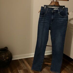 Levi's Dark Blue Straight Leg Women's Jeans